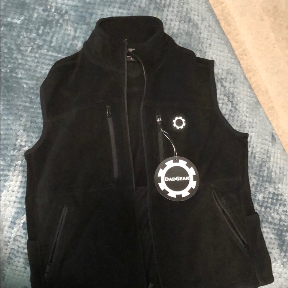 Dad gear fleece vest
